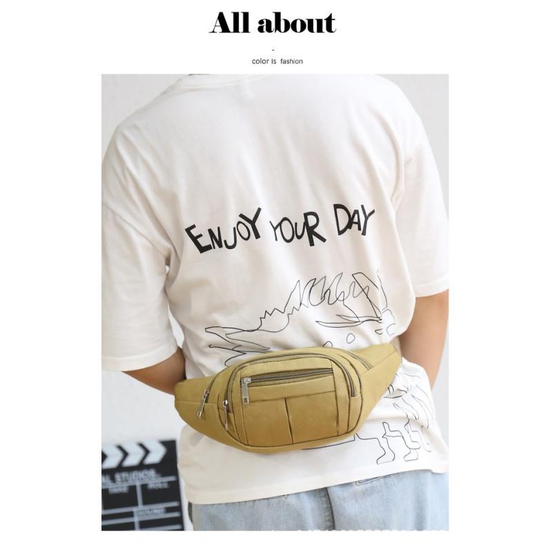 Waist Bag Multifunctional Large Capacity Water-resistant Cashier Business Bag Wear-resistant Outdoor Sports Cellphone Wallet