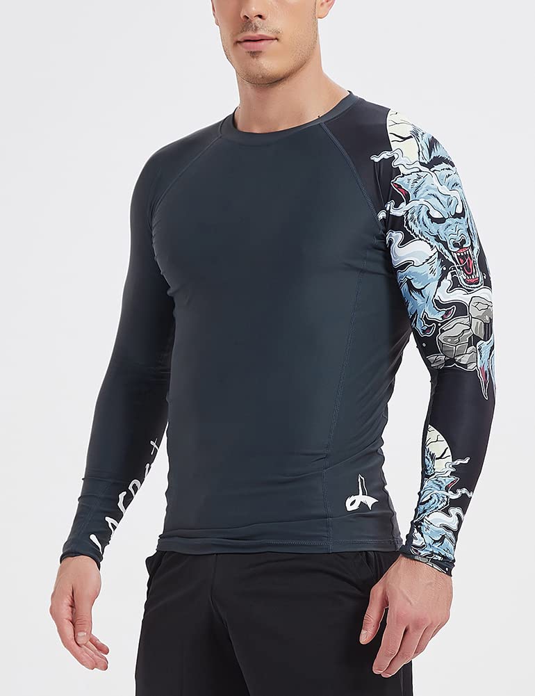 LAFROI High Performance Men's All Season Long Sleeve Compression Wear