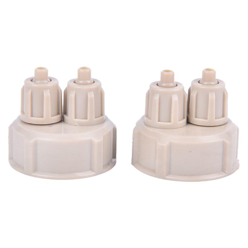 2Pcs Aquarium Diy Co2 System Kit Generator Bottle Cap Quick Screw Cap