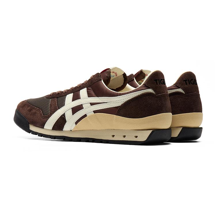 ONITSUKA TIGER Ультра 81 Износостойкие Низкие Повседневные Кроссовки Унисекс Коричневые 1183B536-201