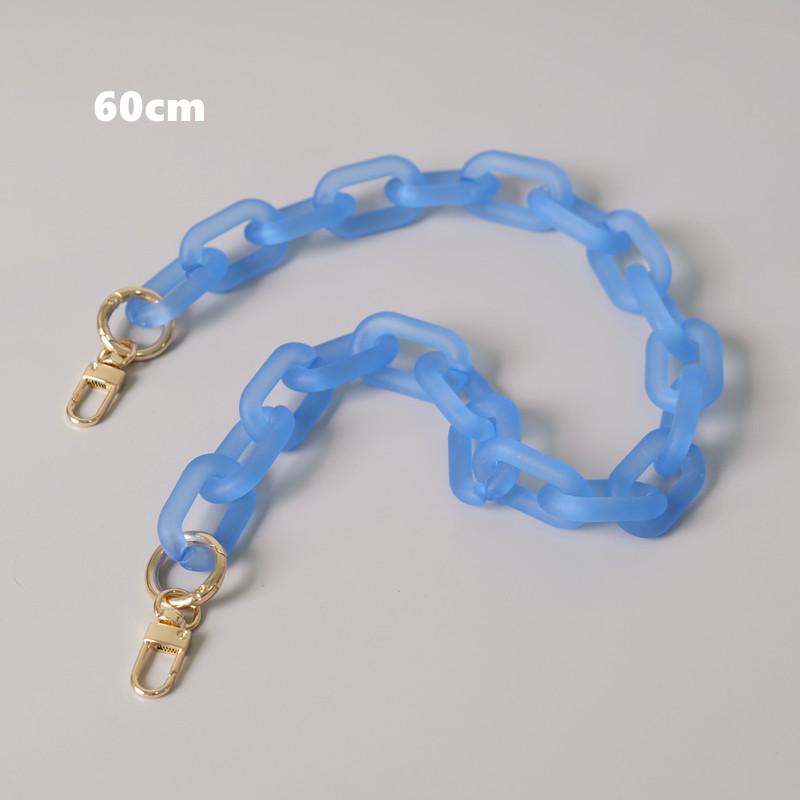 Новая модная женская сумка, аксессуар, съемные детали, сменная цепочка, милый матовый ремешок, женская акриловая цепочка на плечо с ручкой