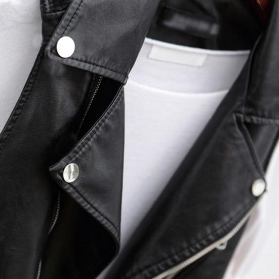 Женский жилет, пальто, искусственная кожа, гладкая поверхность, пояс, декор, отложной воротник, застежка-молния, без рукавов, карманы на молнии, ретро-жилет для мотоциклистов, езда на работу