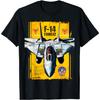 Мужская футболка с графическим принтом истребителя F-14 Tomcat, Военная авиация, Крутой принт, Повседневная, С круглым вырезом