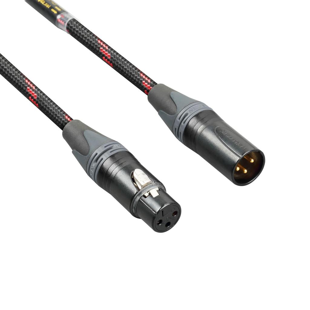Кабель TOPPING XLR-XLR 6N OCC экранированный аудиокласса XLR, короткий, черный, пара, TCX1-25, приблизительно. Кабель длиной 25 см, с проводником высокой чистоты, двухжильная конструкция.