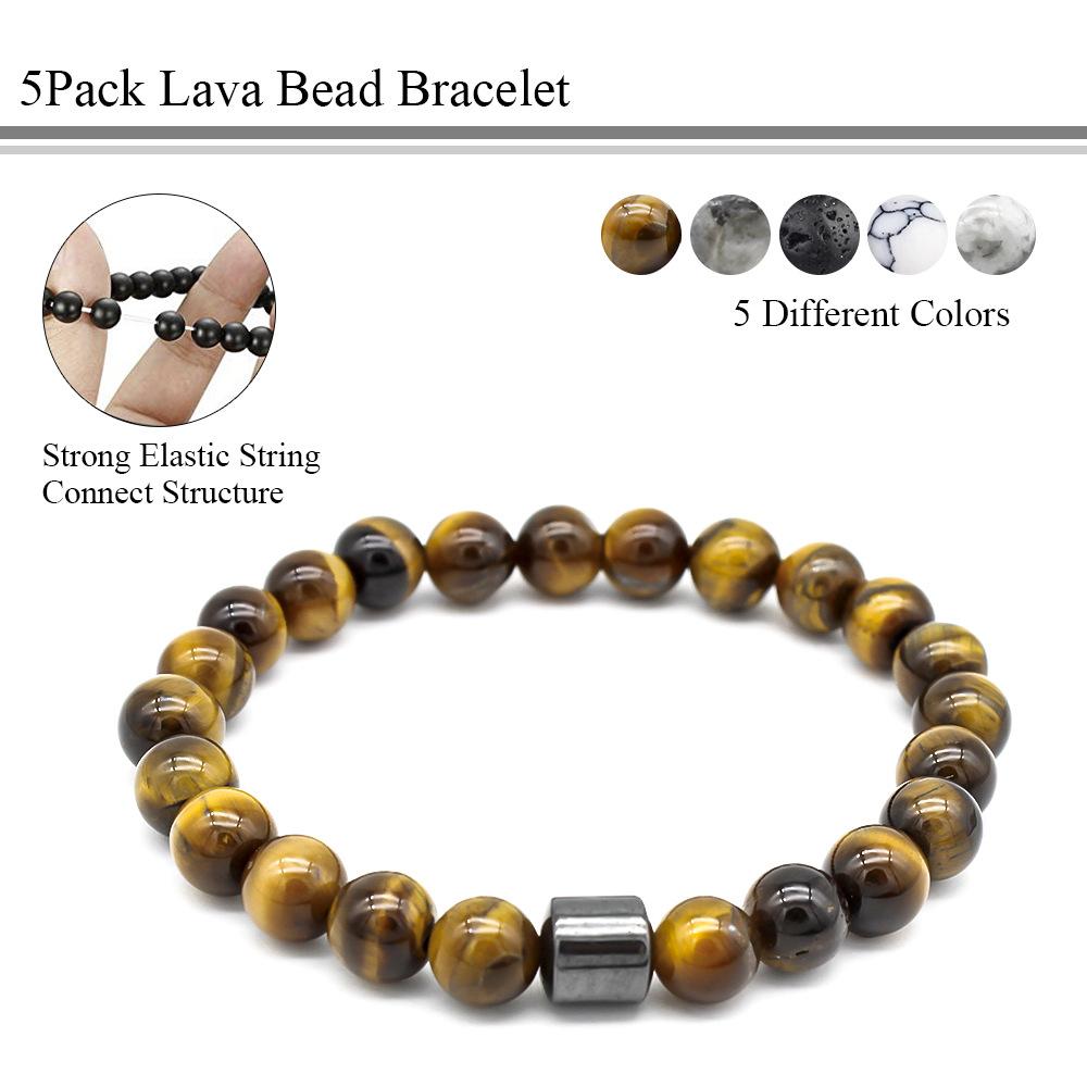 Модный браслет, микромагнитный браслет, браслет из натурального камня, женский браслет с магнитной терапией, ювелирные изделия