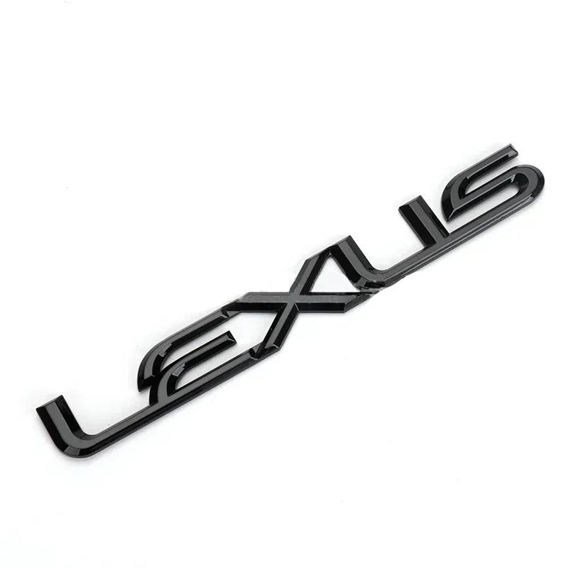 ABS Car Rear Trunk Emblem Badge Sticker for Lexus Logo ES300 IS300 IS350 ES250 ES350 IS250 CT200H GS350 NX200 Accessories