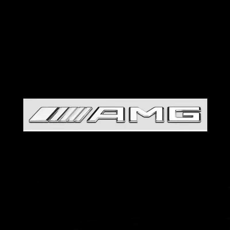 AMG Letter stickers Car Rear Trunk Emblem Fender Badge For Mercedes Benz GLE43 GLE400 GLE450 GLE53 GLE63S C-pillar badge BA1