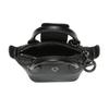 Longchamp Le Pliage Cuir Мини Сумка-Пельмень Женская Сумка на Плечо Черная 10099757001
