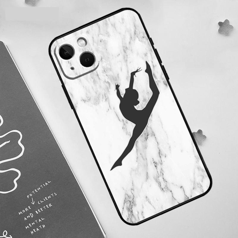 Love Gymnastics Case For iPhone 13 12 11 14 15 16 Pro Max Mini XR XS X Plus Silicone Bumper Cover Capa