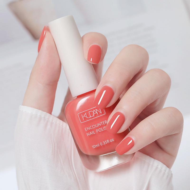 Cool Dan Quick-Dry Water-Based Nail Polish, 10ml, Long-Lasting, Tearable with Light Fragrance.