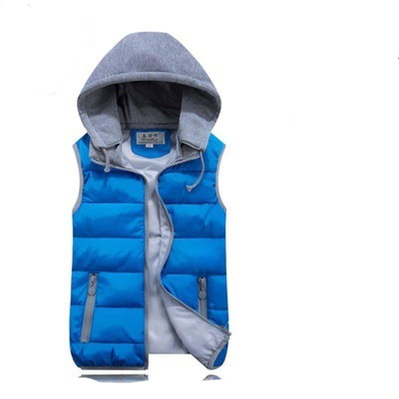 Женский жилет с капюшоном, весенне-осенний теплый жилет с хлопковой подкладкой, базовое пальто без рукавов на молнии