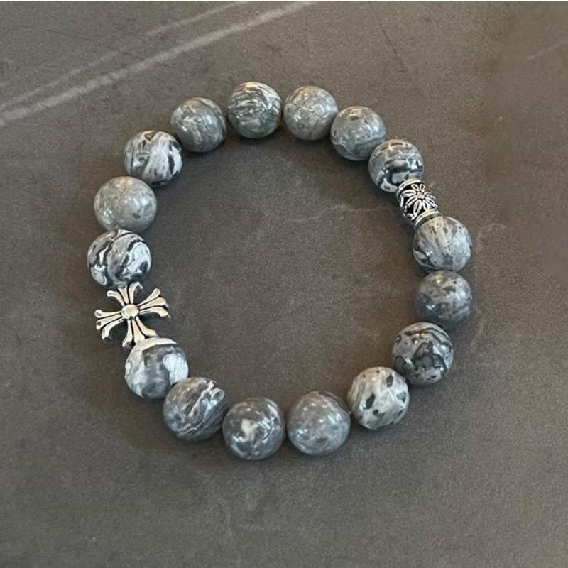 Bracelet Men's Titanium Steel Does Not Fade, High-end Sense Versatile Hip-hop Jewelry Women's Simple Personality Retro Accessories
