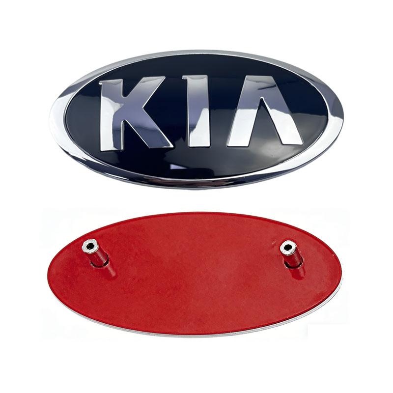 AAND1 Car Front Hood Emblem Rear Trunk Badge for KIA Sportage Ceed sorento Cerato Picanto Soul Stonic K3 K5 Rio optima Accessories