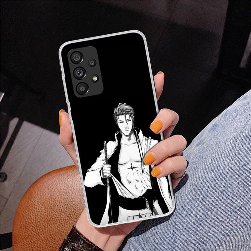 Чехол для телефона Bleach Айзен Соуске для Samsung Galaxy A17 A16 A15 A14 A13 A57 A56 A55 A54 A53 A37 A36 A35 A34 A33 A26 A25 A24 A23 G