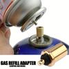 1 Gas Refill Adapter Filling Butane Canister Outdoor Camping Stove Gas Cylinder Gas Tank Burner Accessories Mini Inflation Valve