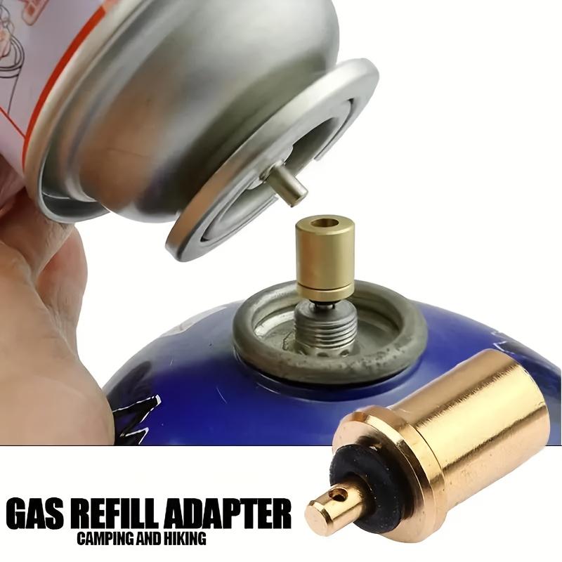 1 Gas Refill Adapter Filling Butane Canister Outdoor Camping Stove Gas Cylinder Gas Tank Burner Accessories Mini Inflation Valve