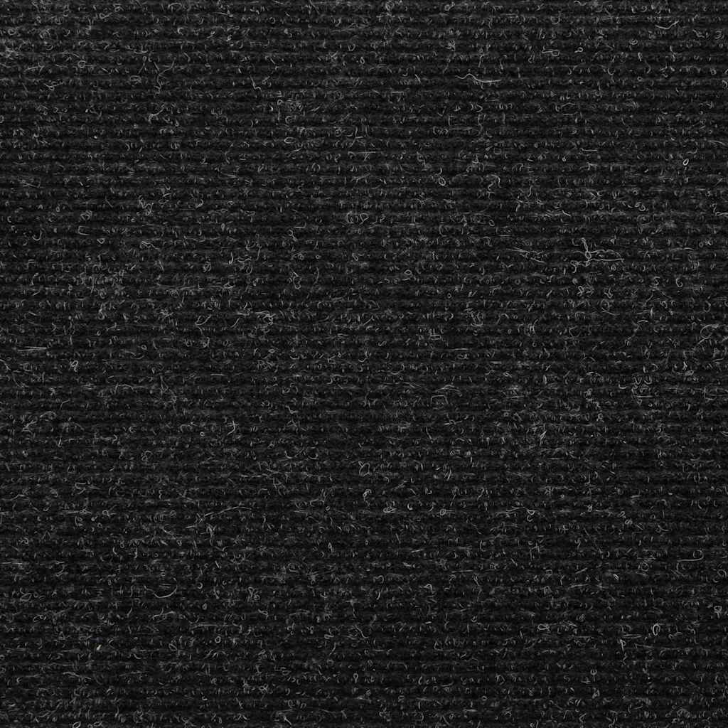 Self Adhesive Stair Mats 10 Pcs. Anthracite 65x22.5x3.5 cm