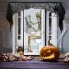 (SU)Skeleton View Door Mural Stickers Self Adhesive Peel And Stick Wall Wallpaper