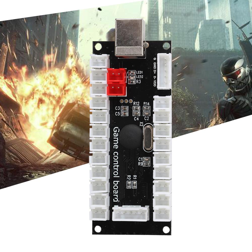 Аркадный игровой USB-контроллер-энкодер с акриловым кристаллическим корпусом для Raspberry Pi и ПК Mainframe882C