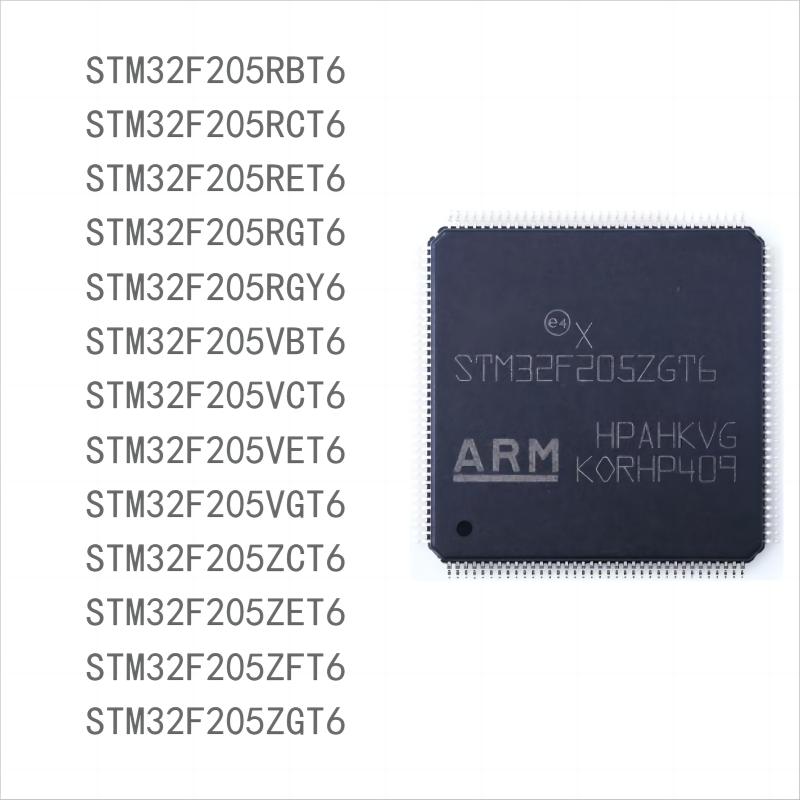 100 шт. новый STM32F205seriesRBT6 RCT6 RET6 RGT6 RGY6 VBT6 VCT6 VET6 VGT6 ZCT6 ZET6 ZFT6 ZGT6