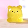 Resin Crafts Luminous Small Bear Figurines Cartoon Small Bear Statue  Micro Landscape Ornaments