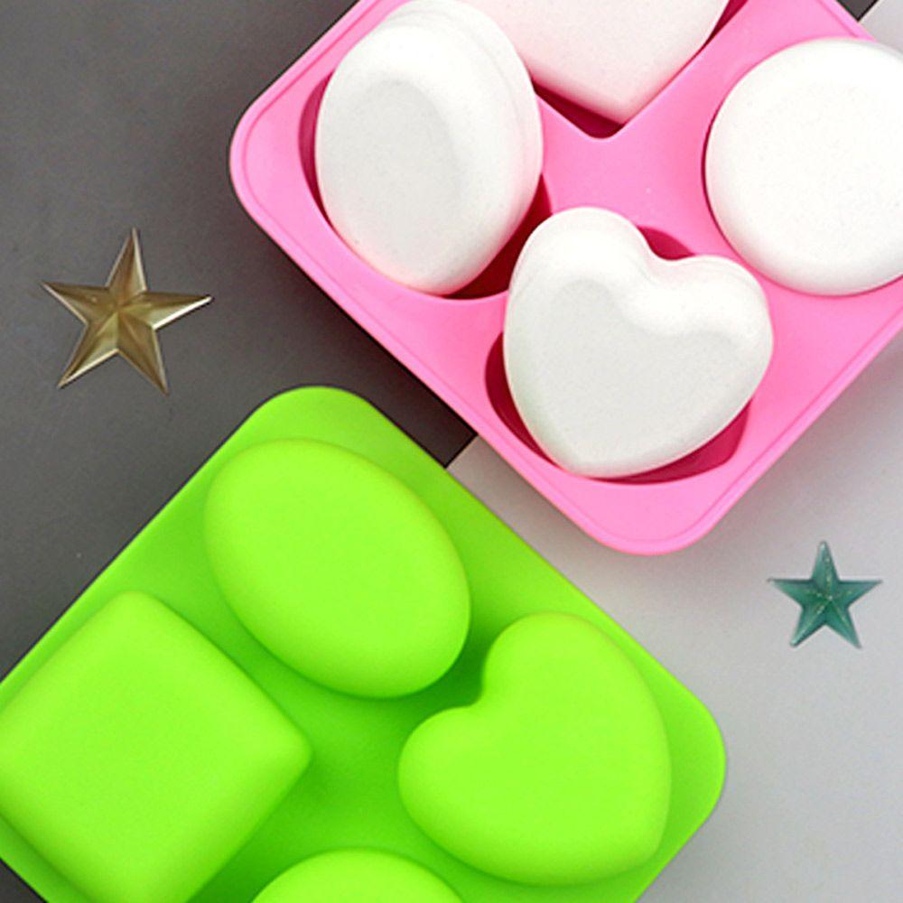 Square Shape DIY Craft Cylinder Cake Mould Pudding Candy Mold Silicone Soap Mold Soaps Supplies