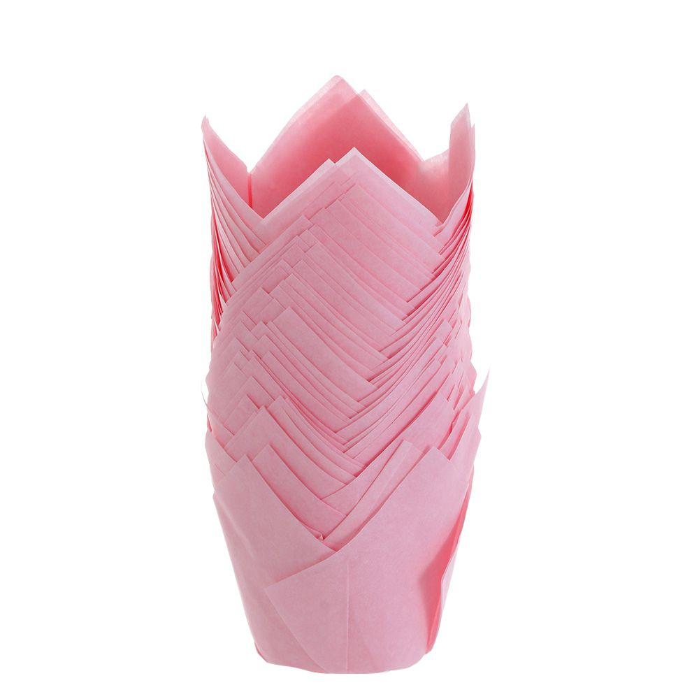 И кухонная утварь Противень для торта Формочки для кексов из жиронепроницаемой бумаги Формочки для кексов Форма для выпечки тюльпанов