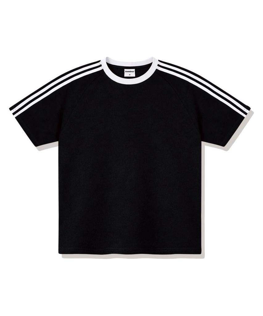 ANEWBROS Riley Oversized Track Short Sleeve T-Shirt 4 Colors [Anse_3501]