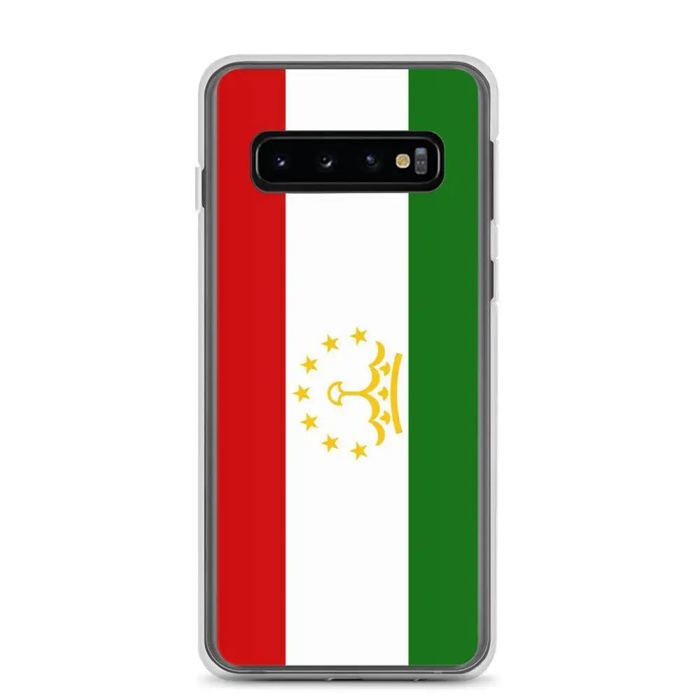 Coque Téléphone - Samsung - Galaxy S20 - Drapeau Tadjikistan - Souple - Multicolore
