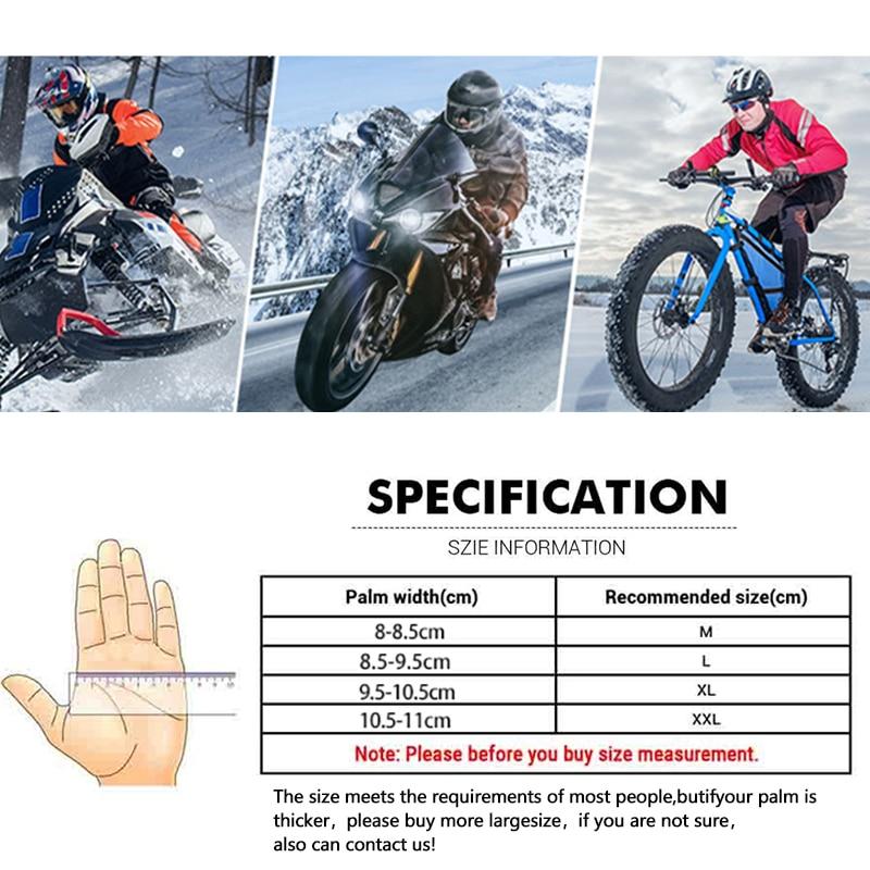 Мотоциклетные перчатки ветрозащитные водонепроницаемые Guantes Moto мужские перчатки для езды на мотоцикле сенсорный экран мото перчатки для мотокросса зимние
