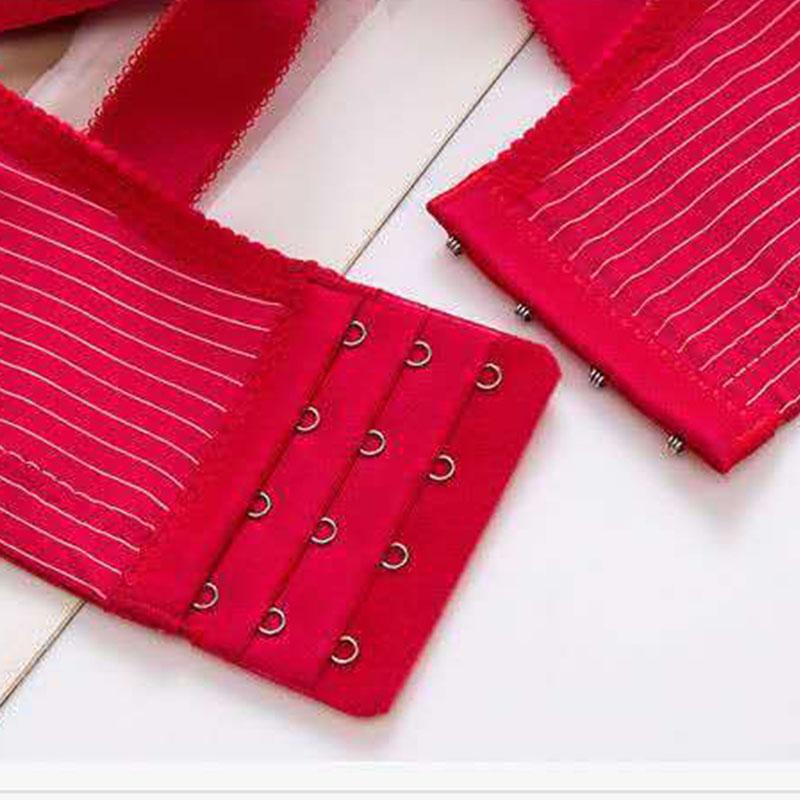 The New Large Size and Thin Section Gather Beautiful Back Bra No Steel Ring Underwear Big Breasts Show Small Anti-sagging Breast Bra Women