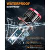 H13/9008 Light Bulbs,80W 16000 Lumens Bright,6500K Cool White Fog Light Halogen Replacement IP68 Waterproof, Pack Of 2
