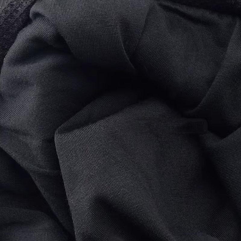 Black Hat Women's Knitted Pile Cap Baotou New Fashion Spring and Autumn Annals