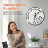 Analog Display Round Wall Clock Non-Ticking Design Non-Ticking Wall Clock  Kitchen Clock