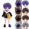 1/12 Boy Girl Head Mold Plastic Replacement Doll Hair New Style Bjd Doll Head for Obitsu11 Gsc Body