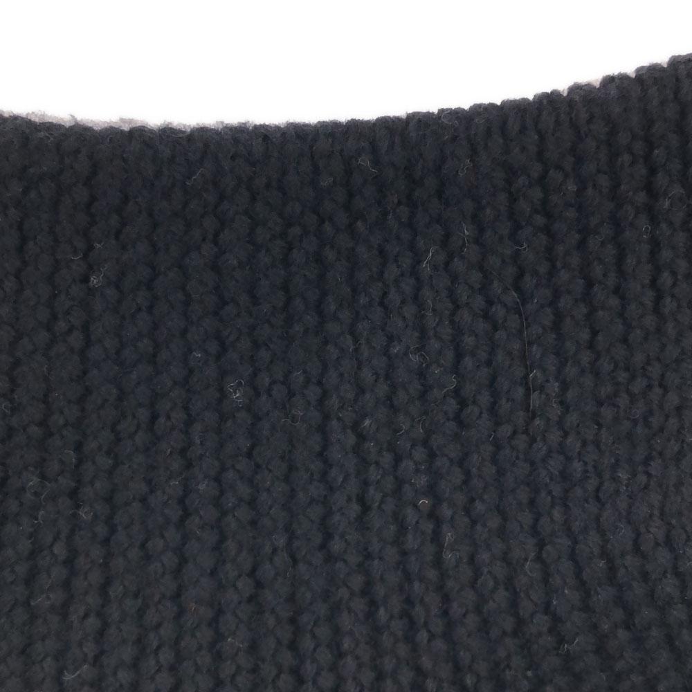 ALLEGE сделано в Японии Вязаный жилет на молнии половинной длины черный Женский Б/У