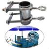 Balcony Parasol Holder Deck Umbrella Stand Clamp Mount Accessories Fixed Bracket for Railing