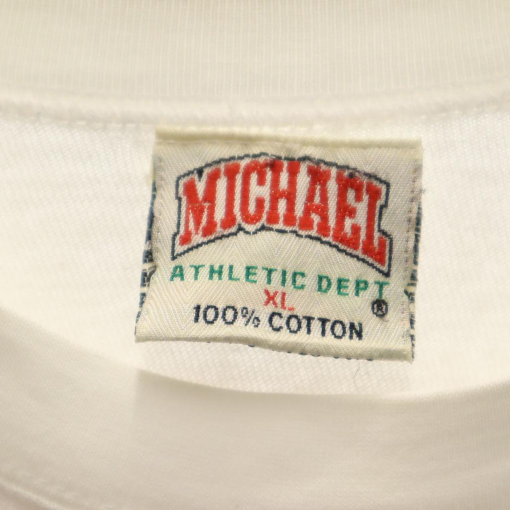 MICHAEL ATHLETIC DEPT 90-е Футболка с коротким рукавом НБА Чикаго Буллз Мужская Б/У