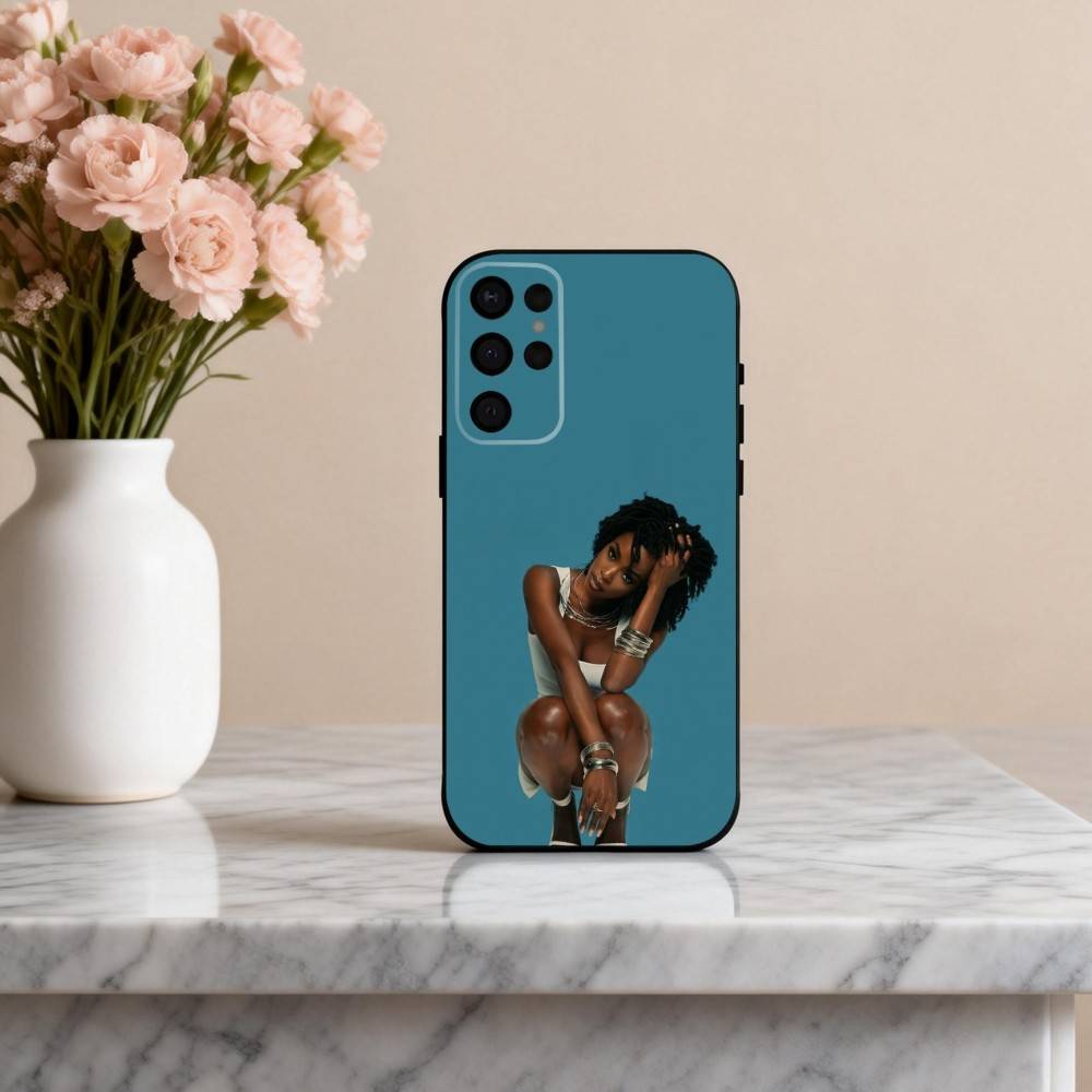 Singer L-Lauryn-N H-Hill-L Phone Case For Samsung S25,S24,S21,S22,S23,S30,Ultra,S20,Plus,Others Soft Black Case