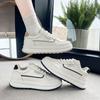 2025 Spring Little White Shoes New Korean Version Ins Women's Shoes Student Platform Sports Board Shoes Casual Street Shot Lace-up Shoes