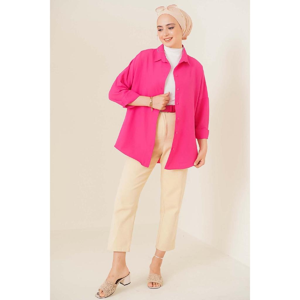 Oversize Basic Shirt Green