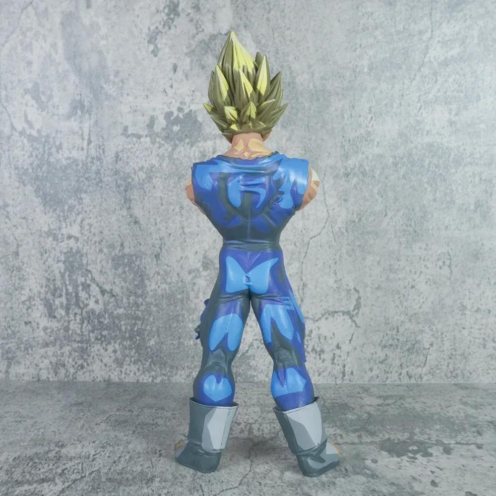 Аниме Dragon Ball 30 см Манга Цветной Гоку Вегета Ручная Работа Модель Стоячая Поза Супер Сайян Коллекционная Модель Детский Подарок Декор