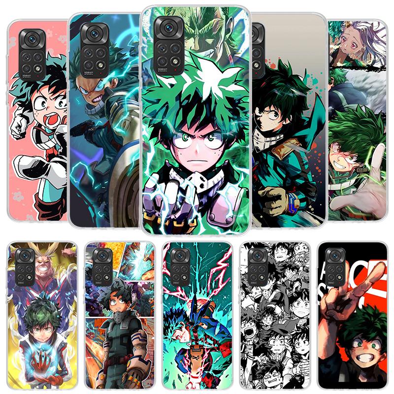 Чехол для телефона My Hero Izuku Deku для Xiaomi Redmi Note 15 14 13 12 11 10 Pro Plus 14S 12S 11S 11T 11E 10S Мягкий чехол-бампер R