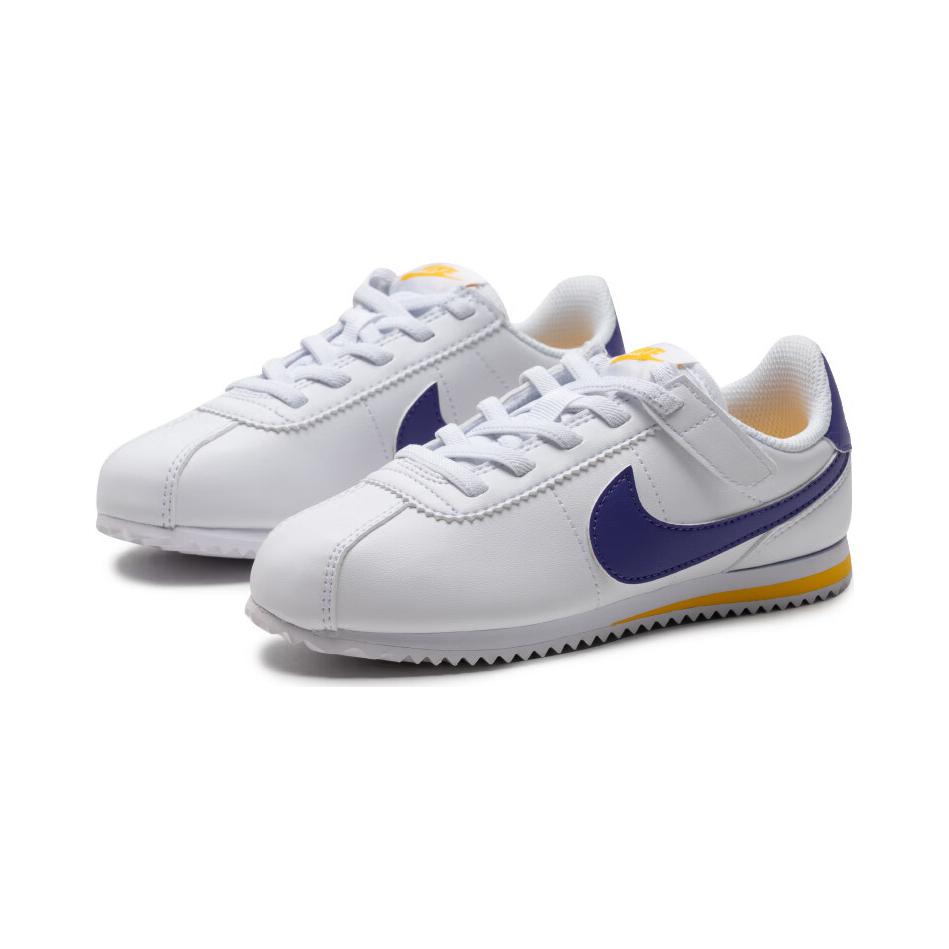 Nike Кроссовки Cortez EasyOn Низкие Повседневные Бело-Синие Детские Возраст 3-7 Лет DM0951-105