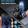 Car Charger Wireless Bluetooth Fm Transmitter Hands-free Stereo Mp3 Music Calling Port Radio Adapter Usb Charger Dual Recei Z3m8
