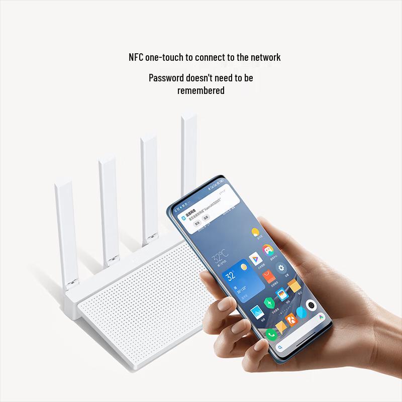 Двухдиапазонный гигабитный Wi-Fi 6 роутер Xiaomi AX3000T (Китайская версия)
