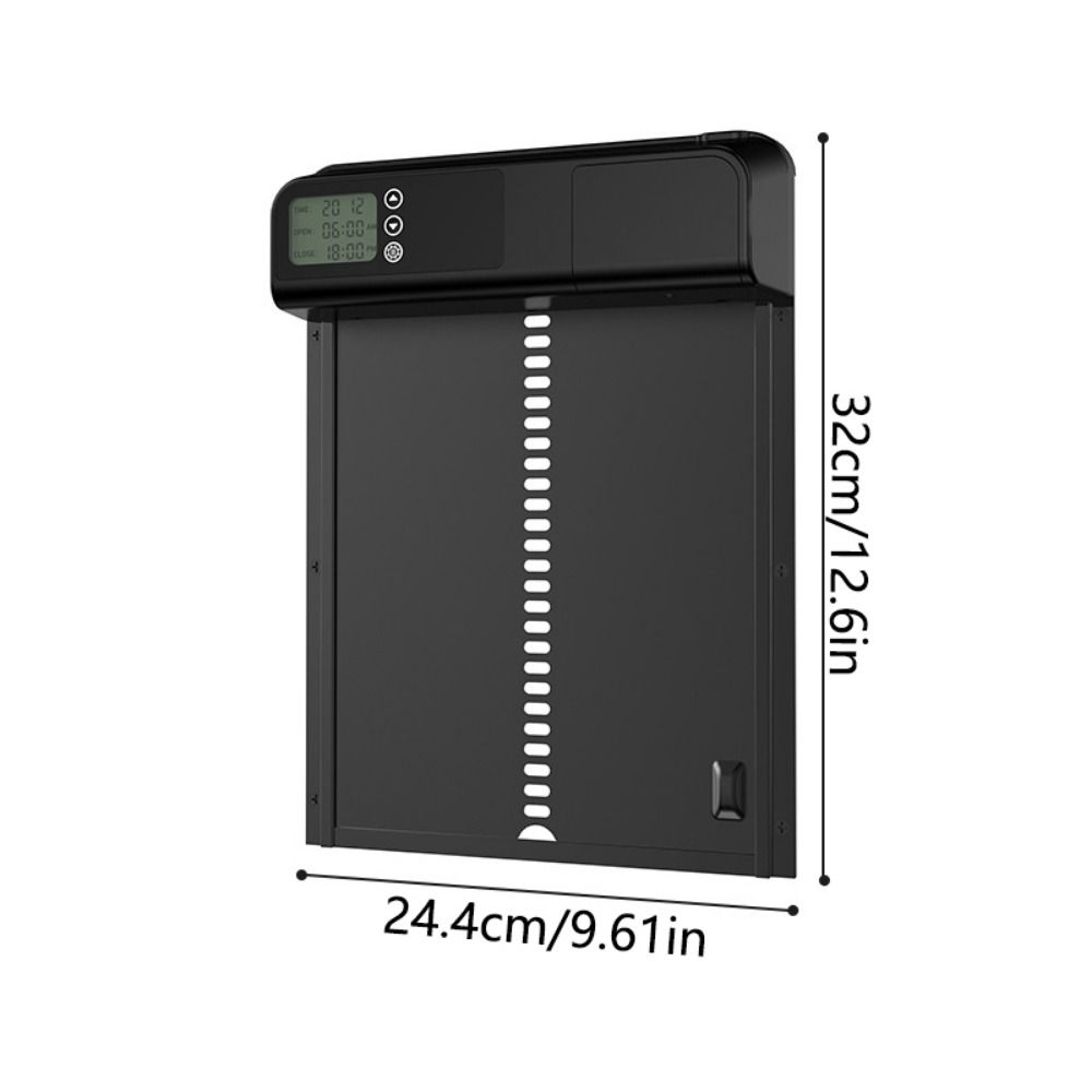 Timer Control Chicken Coop Door Automatic Auto Chicken Door Opener Safe Pet Flap Accessories House