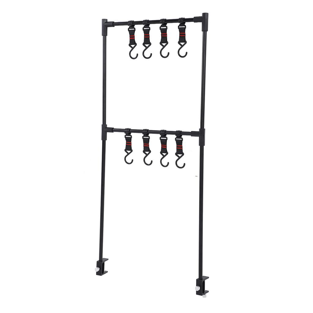 Outdoor Desktop Storage Rack Multifunction Ultralight Portable Desktop Shelf with Adjustable Camp