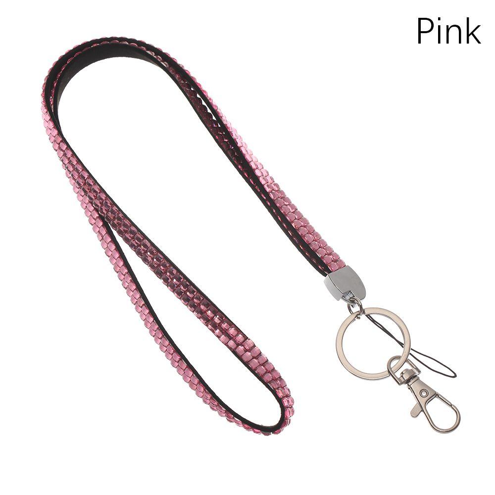 1 шт. Легкий кристалл выдвижной держатель для карт ожерелье шейный ремешок шнурок для подвешивания веревка