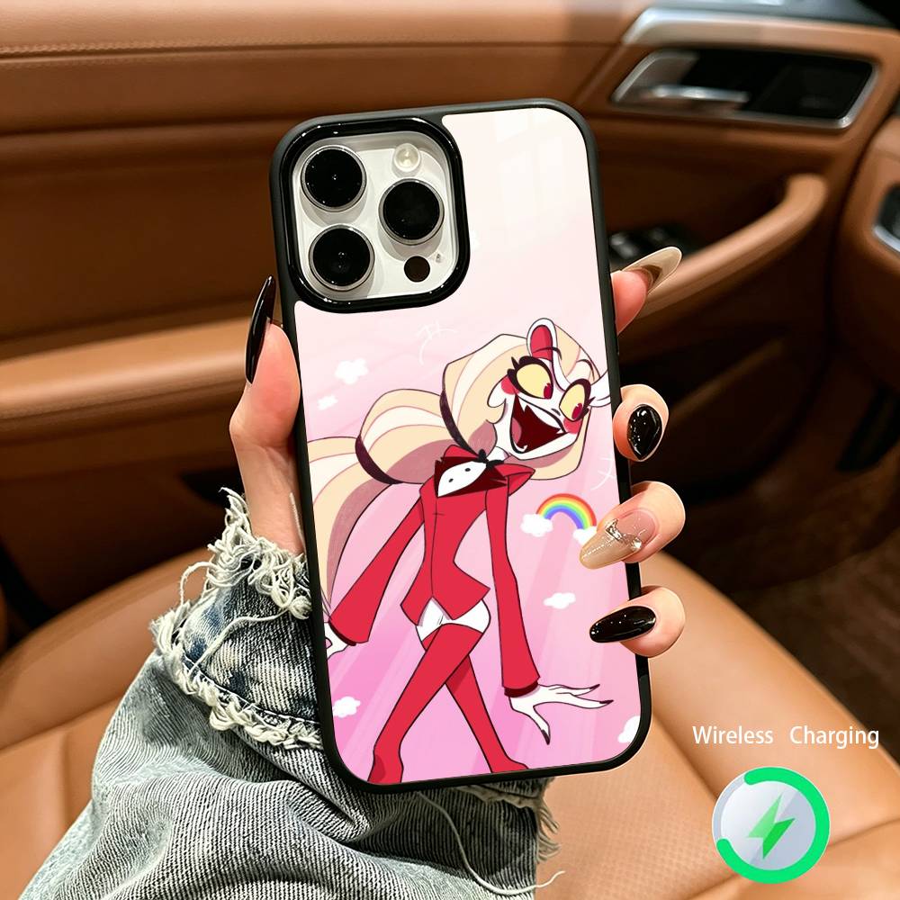 H-Hazbin C-Charlie H-Hotel HCH Чехол для телефона с беспроводной зарядкой, совместимый с iPhone 17/16/15/14/13/12/11